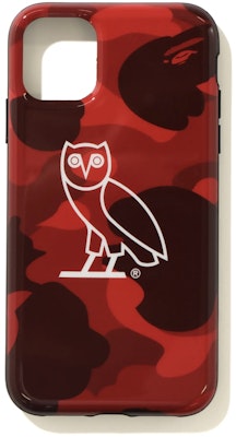 BAPE x OVO Color Camo Iphone 11 Pro case Red Buy BAPE x OVO Color Camo Iphone 11 Pro case Red