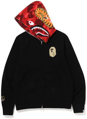BAPE X OVO Shark Full Zip Hoodie Baju Hoddie Zip Penuh Corak Ikan Jerung. 1I73-115-904 Lookbook BAPE X OVO Shark Full Zip Hoodie Baju Hoddie Zip Penuh Corak Ikan Jerung. 1I73-115-904
