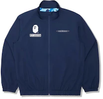 BAPE x Pagani Ape Print Full-Zip Jacket Blue ( Collaboration Edition) 1I73-140-901 BAPE x Pagani Ape Print Full-Zip Jacket Blue ( Collaboration Edition) 1I73-140-901