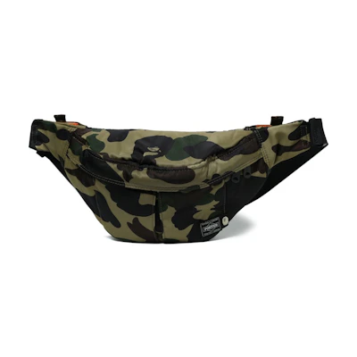 BAPE Porter 1st Camo Waist Sling Bag 'Green' (SS18)