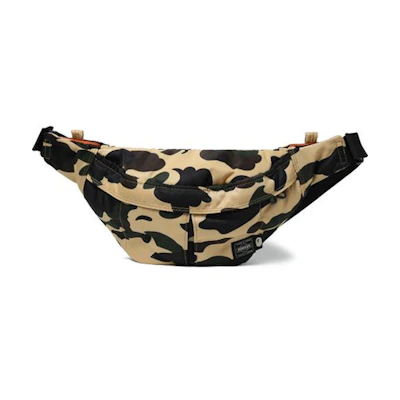 BAPE Porter 1st Camo Waist Sling Bag 'Yellow' (SS18)