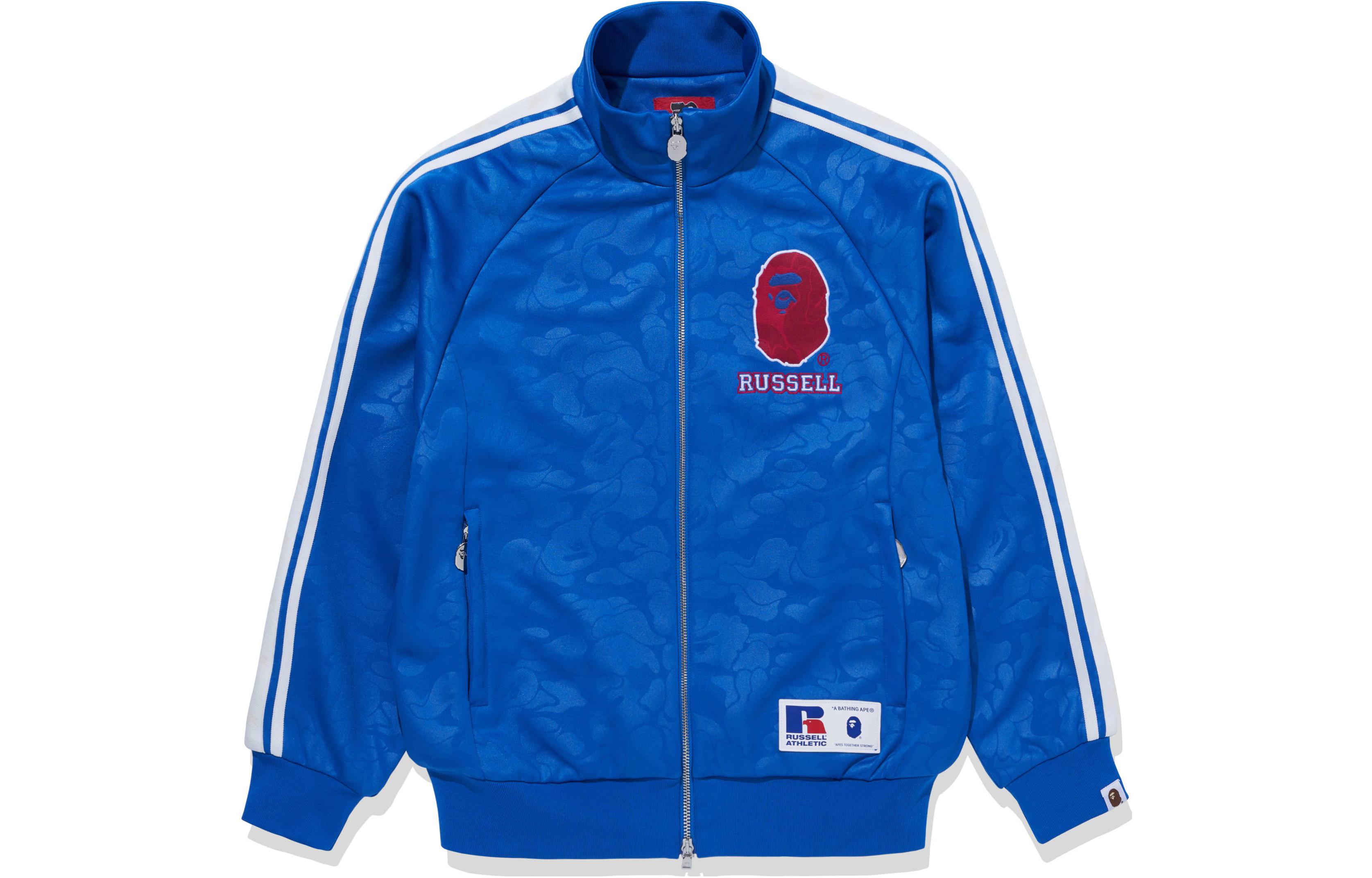 BAPE Russell Athletic FW23 Retro Striped Track Jacket Unisex Collaboration. 1J73-113-911 圖 2