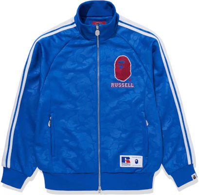 BAPE x Russell Athletic FW23 Jaket Trek Berjalur Retro Unisex Kolaborasi. 1J73-113-911 Order BAPE x Russell Athletic FW23 Jaket Trek Berjalur Retro Unisex Kolaborasi. 1J73-113-911