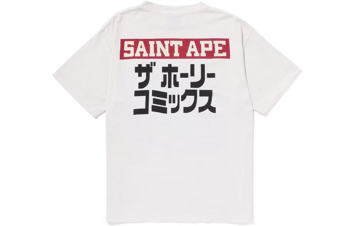 BAPE SAINT Mxxxxxx SS23 Saint Ape Squadron Graphic Tee  T-Shirt 1J23-109-901 圖 3