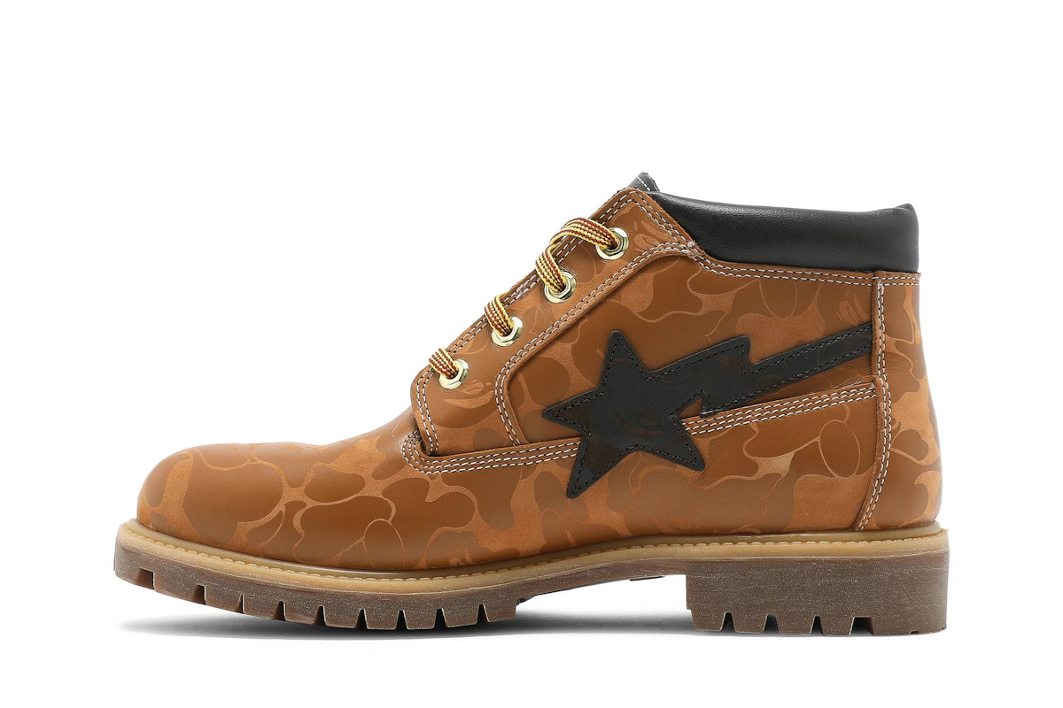 BAPE x Timberland Chukka Classic Boot 'Wheat'