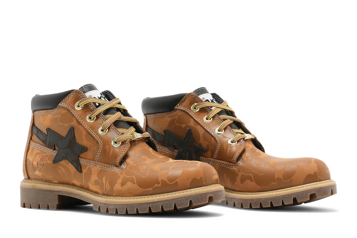 BAPE x Timberland Chukka Classic Boot 'Wheat'