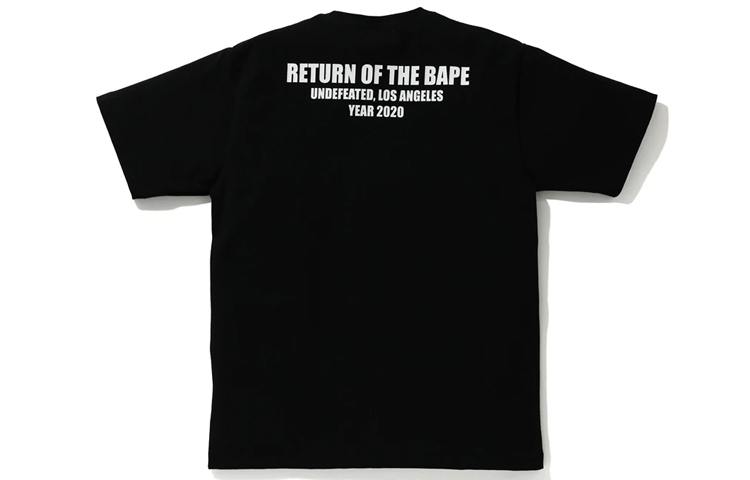 Lookbook BAPE x UNDEFEATED エイプシリーズ メンズグラフィック半袖Tシャツ. 1G73-110-905