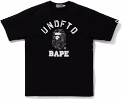 BAPE x UNDEFEATED College Tee Black BAPE x UNDEFEATED College Tee Black