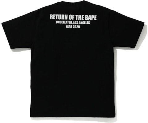 BAPE x UNDEFEATED College Tee Black Order BAPE x UNDEFEATED College Tee Black