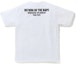Order BAPE x UNDEFEATED College Tee White