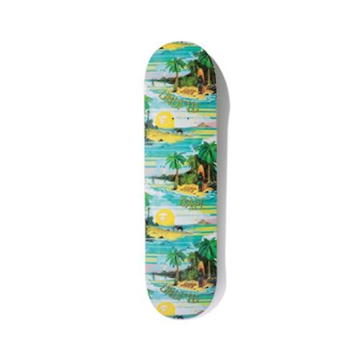 BAPE UNDFTD Hawaiian Collection Skateboard Island Blue