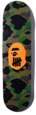 BAPE x UNDEFEATED Skate Skateboard Deck Green Buy BAPE x UNDEFEATED Skate Skateboard Deck Green