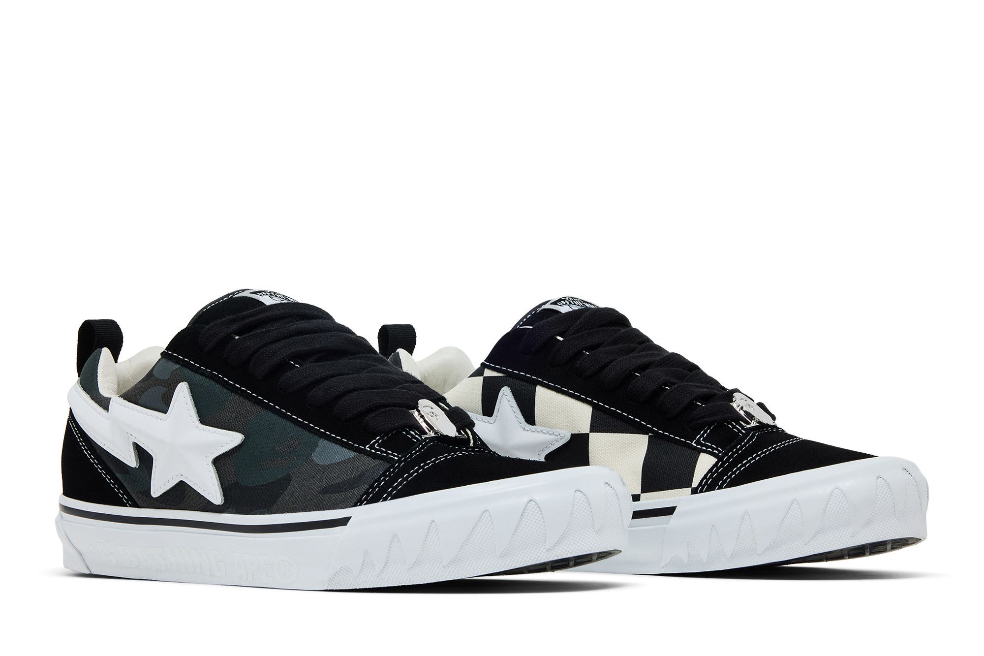 Cheap BAPE x Vans 高级版 Knu Skool ''迷彩黑'' VN000Z3929B