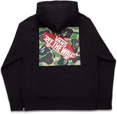 BAPE x Vans Pullover Fleece Hoodie Black Order BAPE x Vans Pullover Fleece Hoodie Black