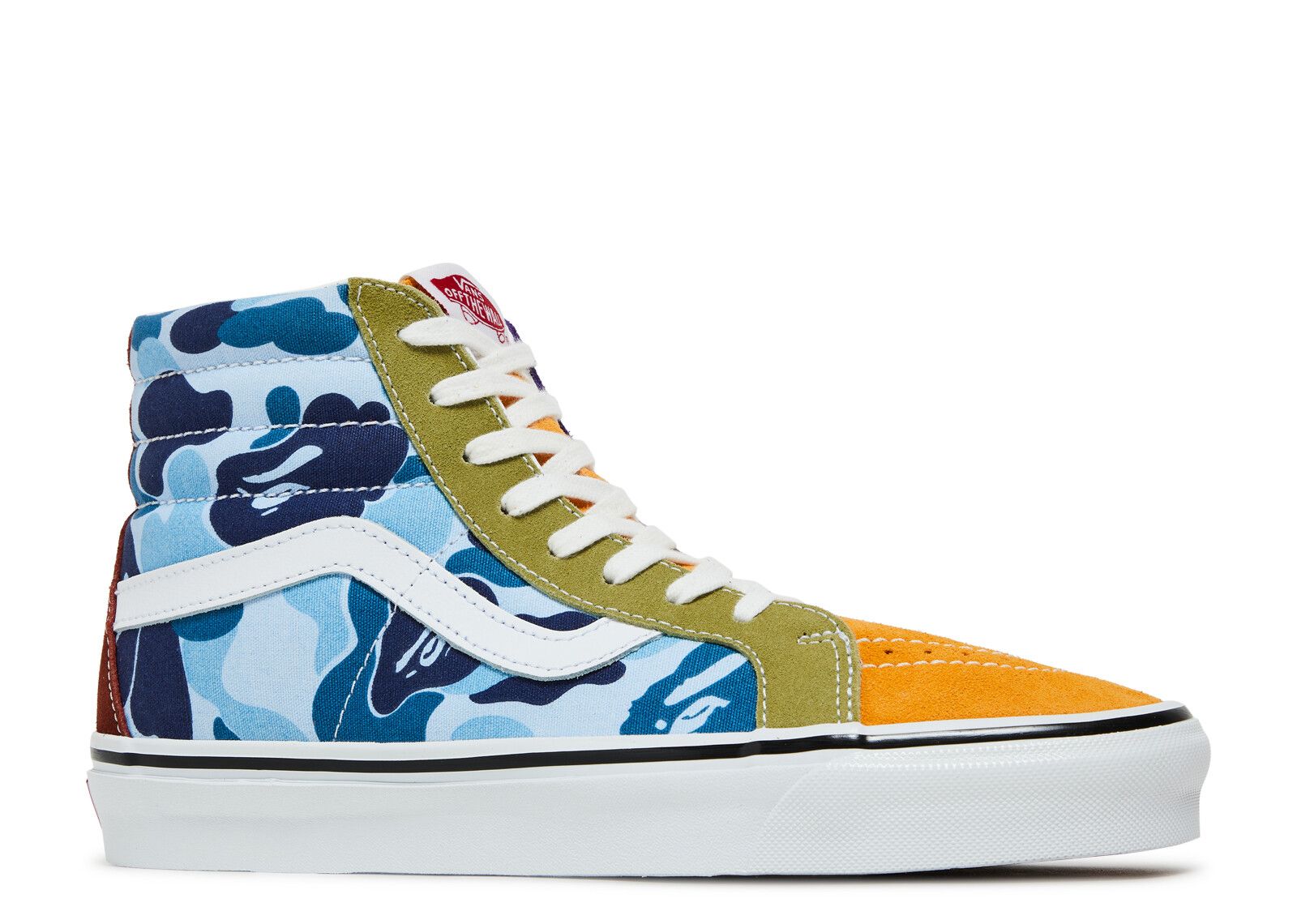 Lookbook Bape x Vans Sk8-Hi DX 'Multi Camo' Lelaki Sneaker VN0A38GF7BM