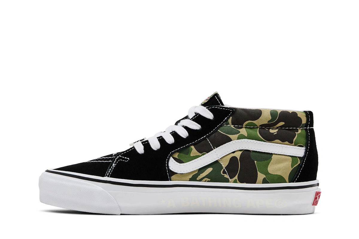 BAPE x Vans Sk8-Mid 83 'ABC Camo'