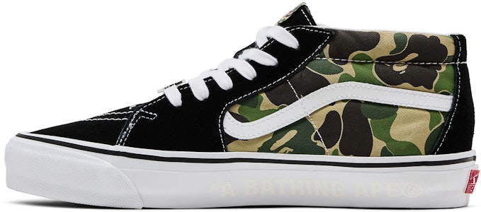 BAPE x Vans Sk8-Mid 83 'ABC迷彩' VN000MZGCX3-/-1K73-191-921 Lookbook BAPE x Vans Sk8-Mid 83 'ABC迷彩' VN000MZGCX3-/-1K73-191-921