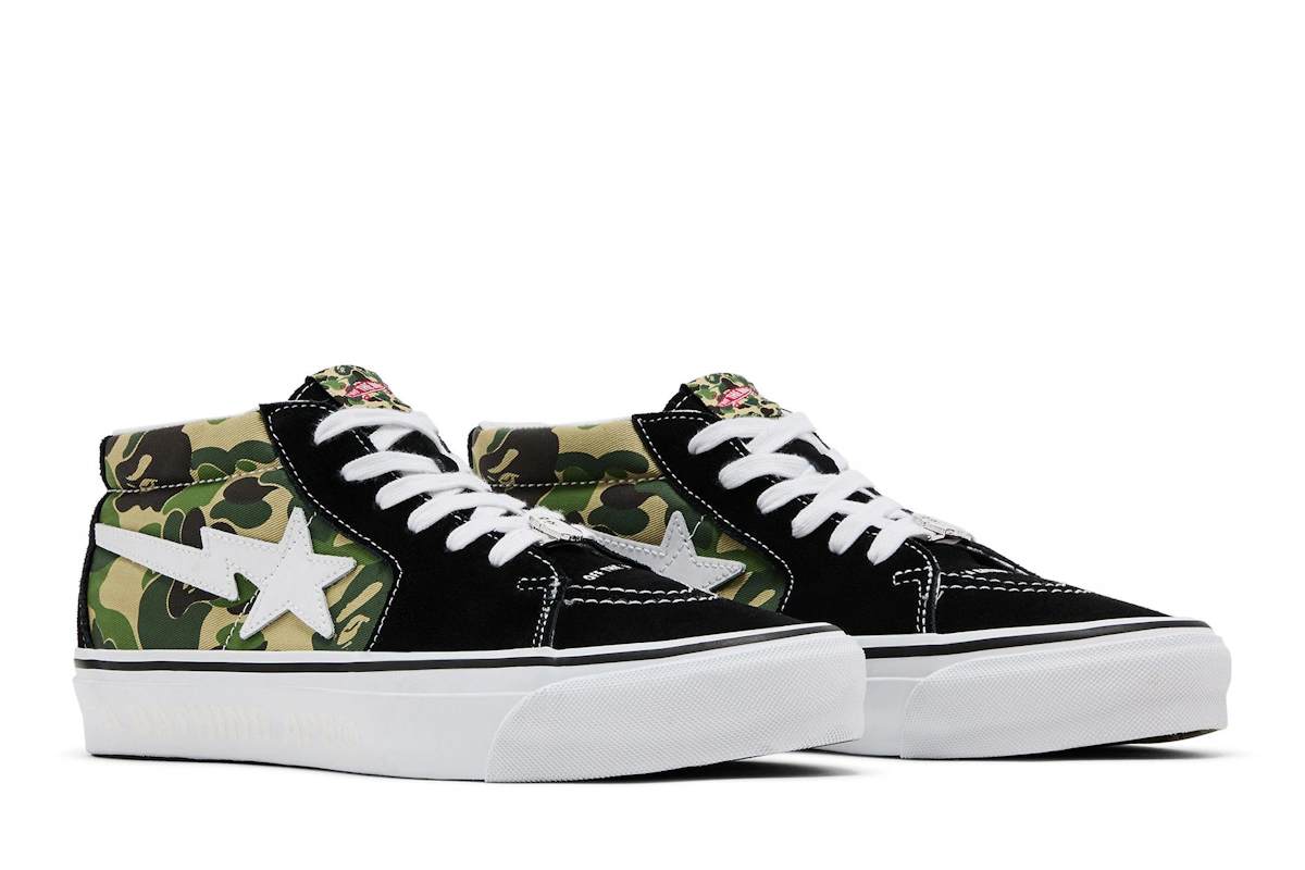 BAPE x Vans Sk8-Mid 83 'ABC Camo'