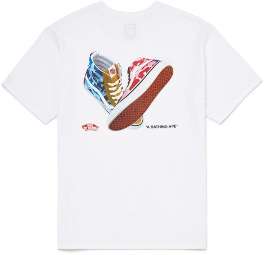 bape-x-vans-sk8-hi-tee-white