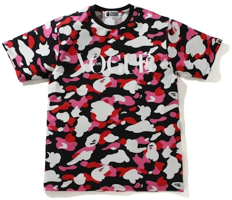 BAPE x VOGUE ABC迷彩T恤 黑粉 '白色' Buy BAPE x VOGUE ABC迷彩T恤 黑粉 '白色'