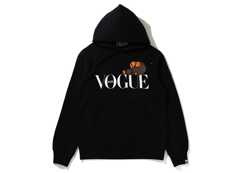 BAPE VOGUE Baby Milo Pullover Hoodie 'Black'