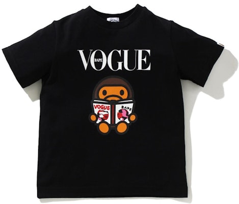 BAPE x VOGUE baby Milo Tee (Kids) 'Black' Buy BAPE x VOGUE baby Milo Tee (Kids) 'Black'