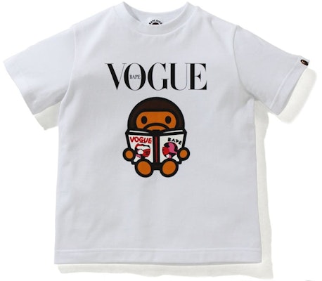 BAPE x VOGUE baby Milo Tee (Kids) 'White' Buy BAPE x VOGUE baby Milo Tee (Kids) 'White'