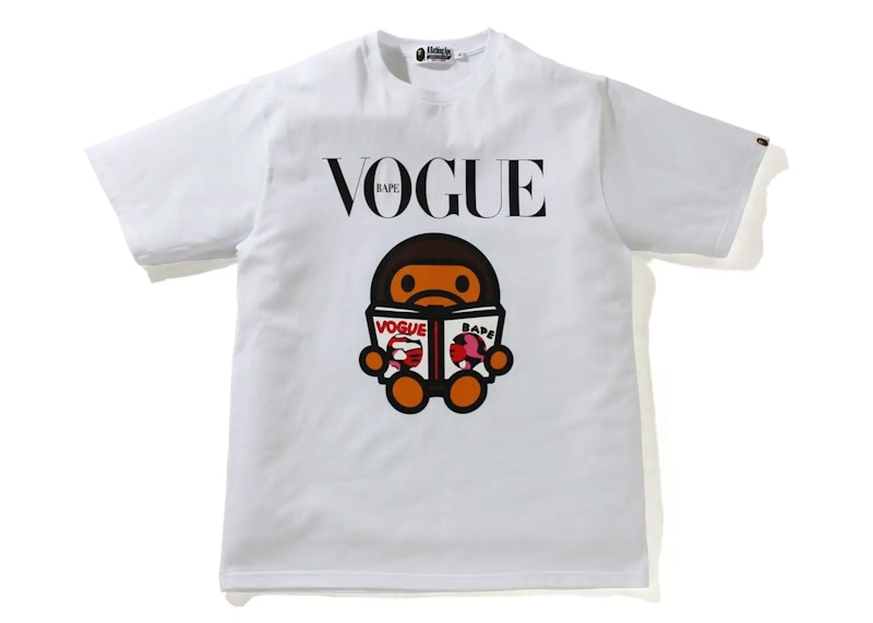 Buy BAPE x VOGUE baby Milo T 'Putih'