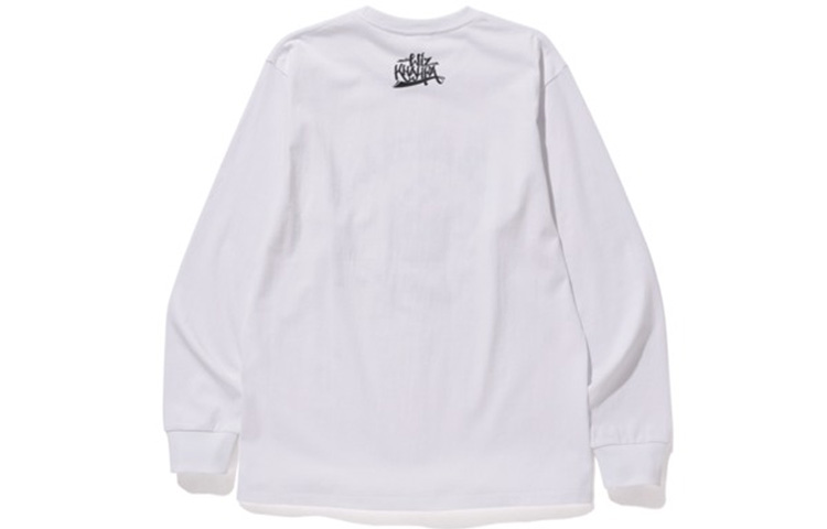 Lookbook 베이프 x 위즈 칼리파 칼리지 선글라스 에이프 헤드 그래픽 긴팔 티셔츠 남성용. 1F73-111-902