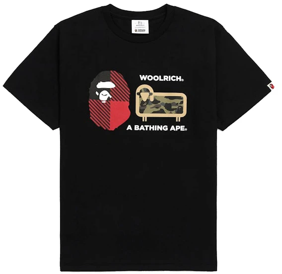 bape-x-woolrich-tee-black