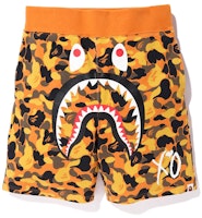BAPE x XO Shark Sweat Shorts Orange BAPE x XO Shark Sweat Shorts Orange