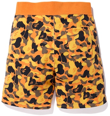 BAPE x XO Shark Sweat Shorts Orange Order BAPE x XO Shark Sweat Shorts Orange