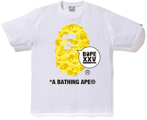 Bape XXV Tee (Kids) 'White' Buy Bape XXV Tee (Kids) 'White'