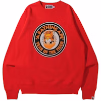 BAPE Year of the Tiger Crew Red BAPE Year of the Tiger Crew Red