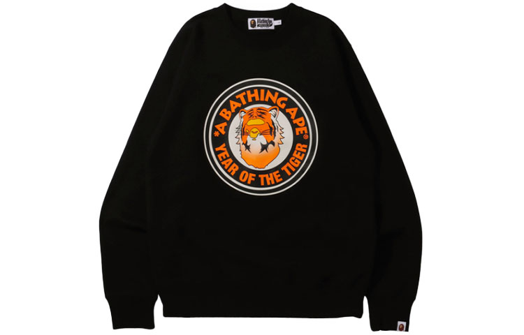 BAPE Year of the Tiger Limited Crewneck Sweatshirt Unisex. 0ZXSWM13001SHBKX 圖 4