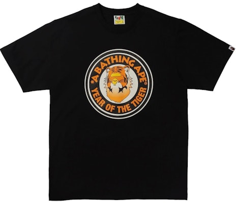 BAPE Kaos Tahun Macan Hitam Buy BAPE Kaos Tahun Macan Hitam