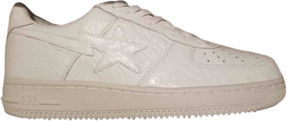 Bapesta Low '白鸵鸟' 样品 BPSTA-WHT-OST Buy Bapesta Low '白鸵鸟' 样品 BPSTA-WHT-OST
