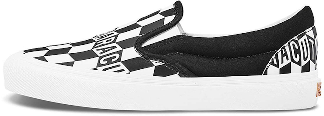 Baracuta x Vans Classic Slip-On 5 'Hitam Checkerboard' VN0A4UX40GD Order Baracuta x Vans Classic Slip-On 5 'Hitam Checkerboard' VN0A4UX40GD