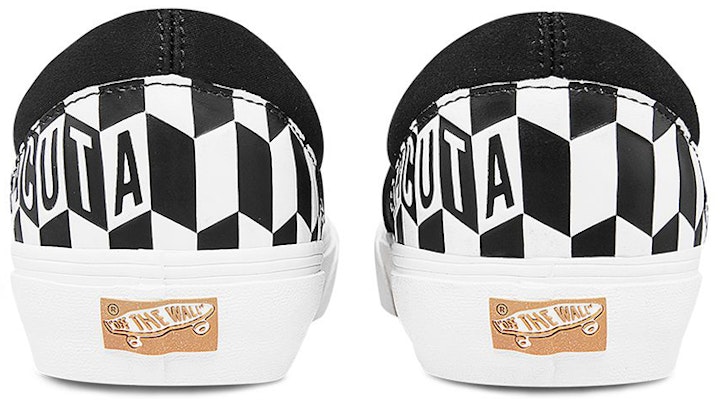 Baracuta x Vans Classic Slip-On 5 'Hitam Checkerboard' VN0A4UX40GD Details for Baracuta x Vans Classic Slip-On 5 'Hitam Checkerboard' VN0A4UX40GD