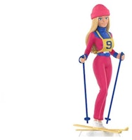 Barbie x Pop Mart Barbie Style Icon Series 1975 Skier Barbie Figure Barbie x Pop Mart Barbie Style Icon Series 1975 Skier Barbie Figure