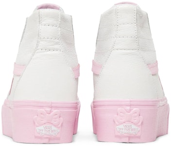 Barbie x Vans Sk8-Hi Tapered Stackform 'Putih Merah Jambu' VN0A7Q5P134 Details for Barbie x Vans Sk8-Hi Tapered Stackform 'Putih Merah Jambu' VN0A7Q5P134