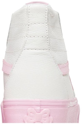 바비 x 반스 스케이트-하이 테이퍼드 스택폼 '화이트 핑크' VN0A7Q5P134 Sizing 바비 x 반스 스케이트-하이 테이퍼드 스택폼 '화이트 핑크' VN0A7Q5P134