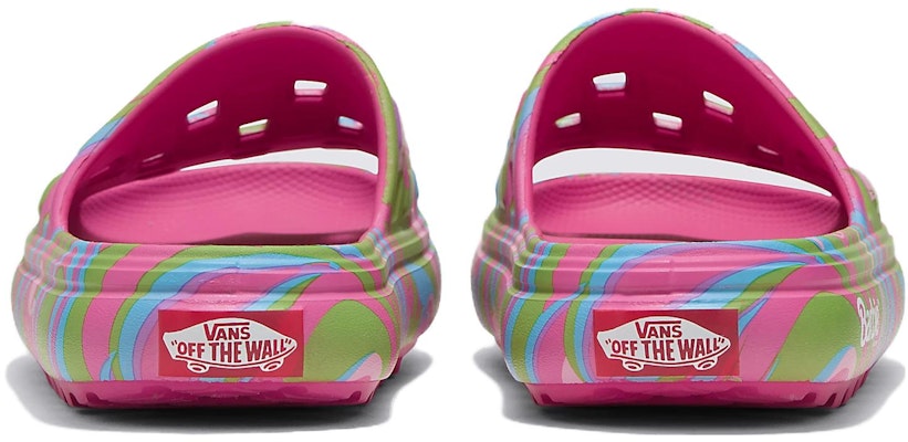 Barbie x Vans Slide-On VR3Cush 'Cetak Swirl' Sandal VN000BCCCOV Shop Barbie x Vans Slide-On VR3Cush 'Cetak Swirl' Sandal VN000BCCCOV
