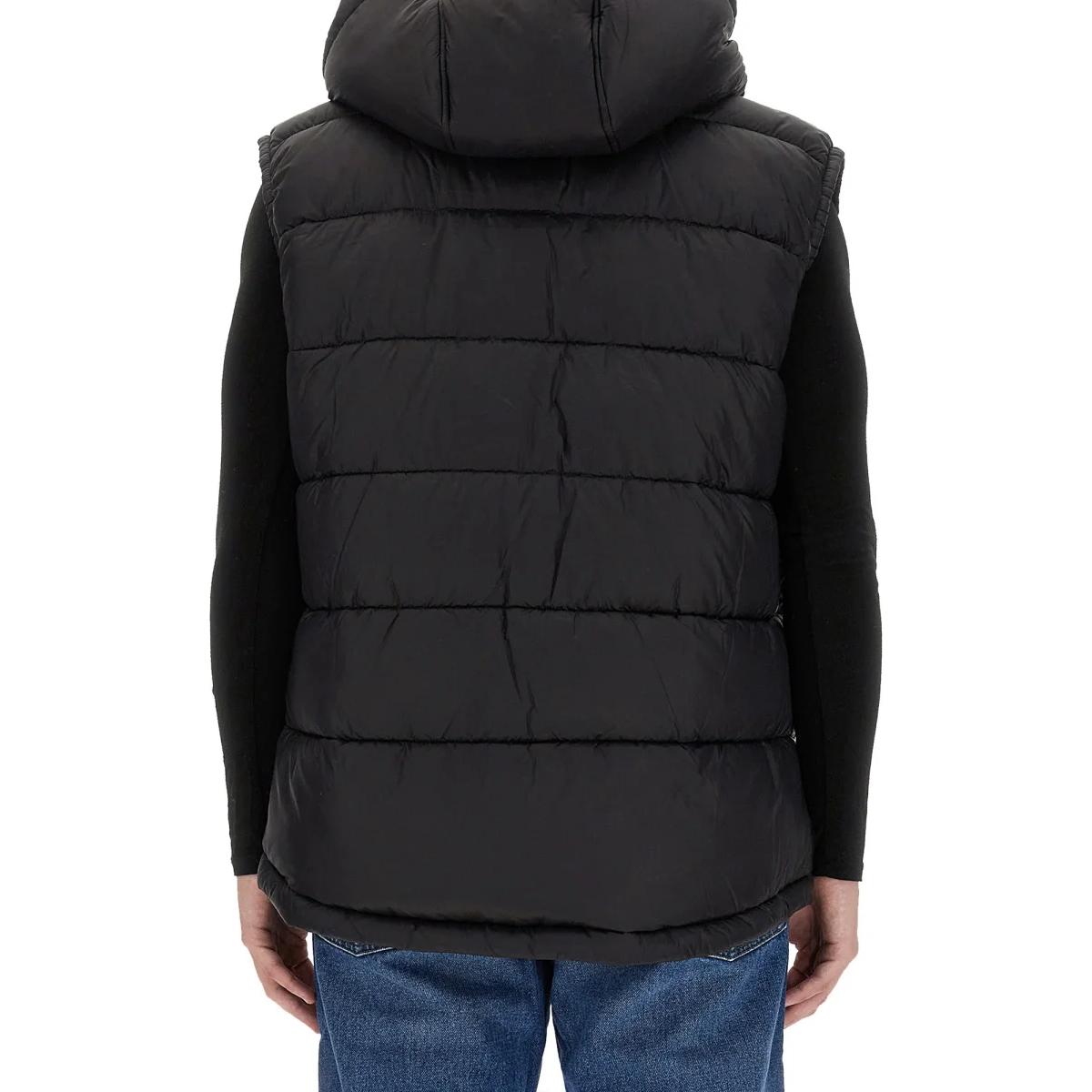 Details for Barbour Badge Zip Rompi Tanpa Lengan Hitam MGI0186BK11