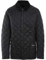 BARBOUR Black Logo Embroidered Single-Breasted Cotton Jacket. MQU0240MQUBK11 BARBOUR Black Logo Embroidered Single-Breasted Cotton Jacket. MQU0240MQUBK11