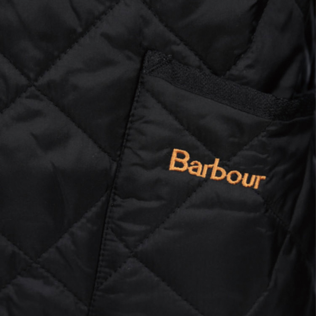 Purchase 巴伯尔 黑色标志刺绣单排扣棉质夹克. MQU0240MQUBK11