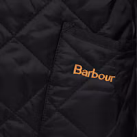 Purchase BARBOUR 黑色刺繡Logo單排扣棉質外套. MQU0240MQUBK11