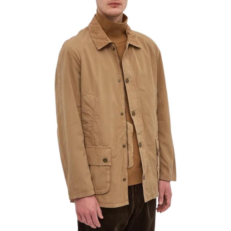 Purchase 巴伯尔棕色单排扣休闲翻领夹克 MCA0792BE31
