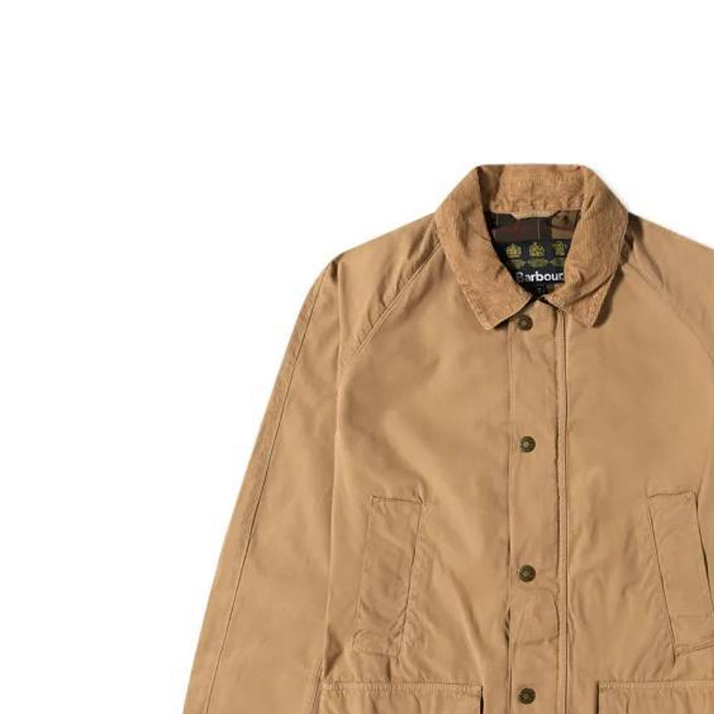 Details for 巴伯尔棕色单排扣休闲翻领夹克 MCA0792BE31