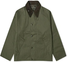 Order Barbour 綠色雙色單排扣領夾克 MCA0931SG71